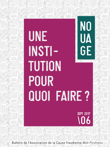 couverture nouage 06 une institution pour quoi faire?